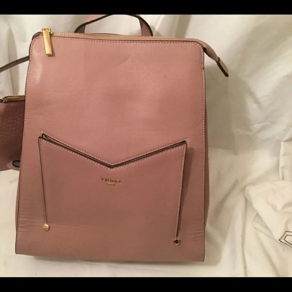 New DUNE London Flap Light pink Backpack Leather